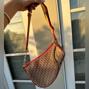 Vintage Christian Dior saddle bag- authentic - never worn in perfect condition